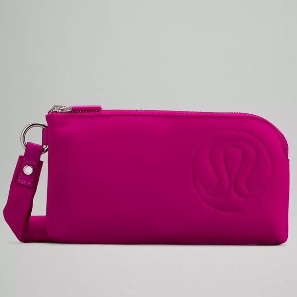 lululemon athletica Handbags - Lululemon Now & Always Pouch • Puffy • Ripened Raspberry